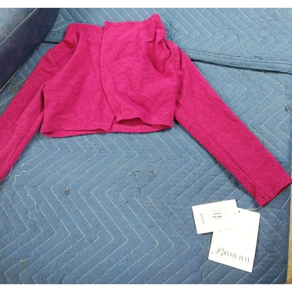 Bonnie Jean 4T Fucia Colored Long sleeve Cardigan NWT